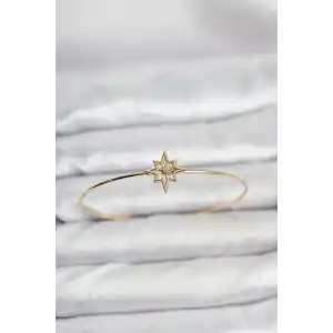 Kutup Yıldızı Model Gold Renk Bileklik