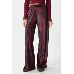 Leopar desen pantolon