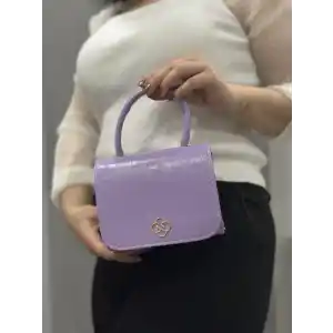 Lila cilt krash çanta