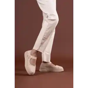 Lunni Bej Keten Spor Ayakkabı