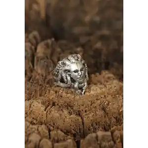 Medusa Model Ayarlanabilir Erkek Yüzük