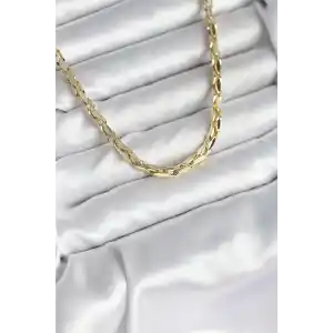 Pirinç Gold Renk 60 cm Zincir Kadın Kolye