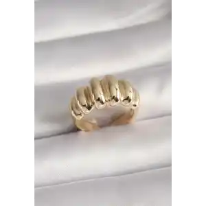 Pirinç Gold Renk Kadın Yüzük