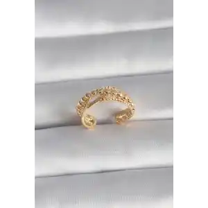 Pirinç Gold Renk Kadın Yüzük