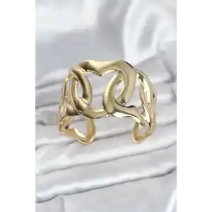 Pirinç Gold Renk Vintage Kadın Bileklik