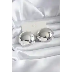 Pirinç Gümüş Renk Kadın Küpe