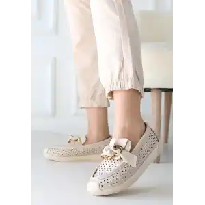 Riwan Bej Cilt Babet Ayakkabı