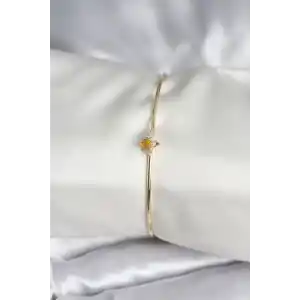 Sinek Figürlü Gold Renk Pirinç Kadın Bileklik