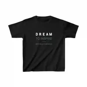 Unisex Çocuk Baskılı T-Shirt - Siyah