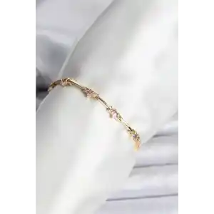 Yıldız Model Gold Renk Pirinç Bileklik