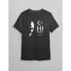 10 Kasım Atatürk Baskılı T-shirt - Siyah