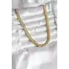 14K Gold Renk Kaplama Zincir Modelli CM Kadın Kolye
