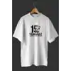 15 Temmuza Özel Tasarım Baskılı T-shirt - Beyaz