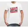 15 Temmuza Özel Tasarım YEDİRMEYİZ Baskılı T-shirt - Beyaz