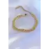 316L Çelik Arpa Gold Renk Kadın Bileklik