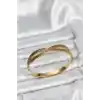 316L Çelik Gold Renk Vintage Kadın Kelepçe Bileklik