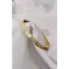 316L Çelik Gold Renk Zirkon Taşlı Bileklik