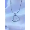 316L Çelik Gümüş Renk Ay Yıldız Model Unisex Kolye