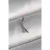 316L Çelik Gümüş Renk Çivi Model Piercing