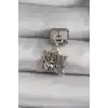 316L Çelik Gümüş Renk Sallantı New York Yazı Model Nomination Charm