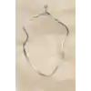 316L Çelik Silver Renk 45 cm İtalyan Zincir Model Kadın Kolye
