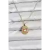 316L Çelik Zincir Gold Renk Kalp Figürlü Kadın Kolye