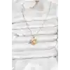 316L Çelik Zincir Gold Renk Kalp Figürlü Kadın Kolye