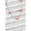 316L Çelik Zincir Gold Renk Pembe Baby Boy Yonca Kadın Kolye