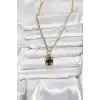 316L Çelik Zincir Gold Renk Vintage Model Kadın Kolye