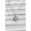 316L Çelik Zincir Gümüş Renk Kutup Yıldızı Model 60 cm Zincir Kadın Kolye