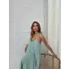 Aerobin uzun elbise çağla yeşili pt