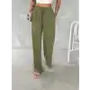 Ayrobin Oversize Kadın Pantalon - Mint Yeşili