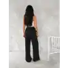 Ayrobin Oversize Kadın Pantalon - Siyah