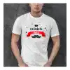Babalar Günü Baskılı T-shirt - Beyaz