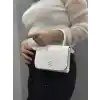 Beyaz cilt krash çanta