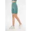 Biker Sporcu Şort - Mint Yeşil