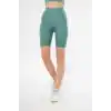 Biker Sporcu Şort - Mint Yeşil
