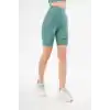 Biker Sporcu Şort - Mint Yeşil