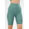 Biker Sporcu Şort - Mint Yeşil