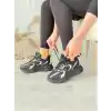 Cata Siyah Cilt Beyaz Detaylı Spor Ayakkabı
