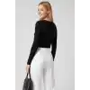 Çıtçıt Detaylı Bluz Siyah T4343