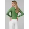 Çıtçıt Detaylı Bluz Yeşil T4343