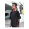 Çocuk Unisex Baskılı T-Shirt - Siyah