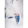 Enber Mavi Kot Bağcıklı Spor Ayakkabı