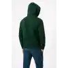 Erkek Üç İplik Kapüşonlu Kanguru Cepli SweatShirt hoodie - Haki