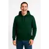 Erkek Üç İplik Kapüşonlu Kanguru Cepli SweatShirt hoodie - Haki