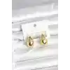 Gold Renk Damla Küpe 24 mm