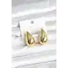 Gold Renk Damla Küpe 30 mm