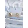 Gold Renk Pirinç Kadın Küpe