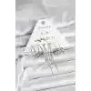Gümüş Renk 6lı Pirinç Küpe Seti